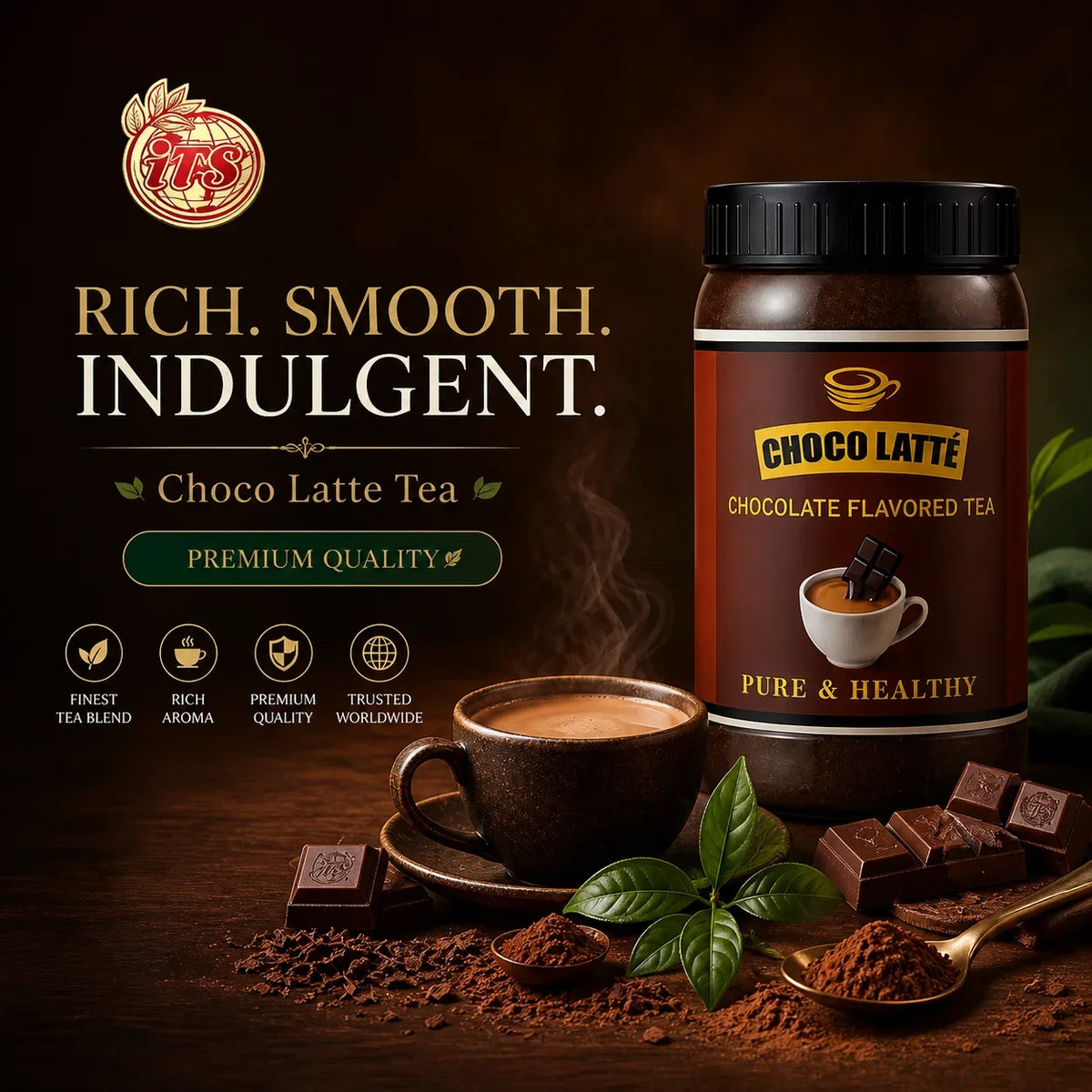 iTS Starter Bundle – International Gold Kenya Tea 250g + Choco Latté Belgium Chocolate Tea