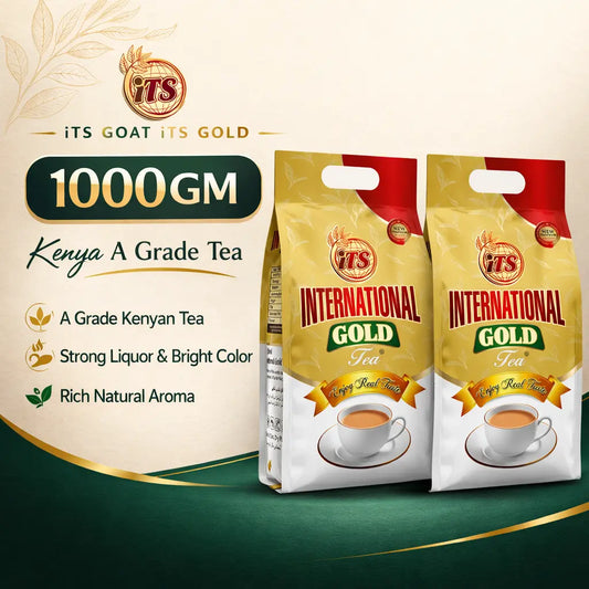 International Gold Tea Luxury Kenya Black Tea – Gold Color & Strong Flavor | ITS GOAT ITS GOLD by International Tea Store 1000gm