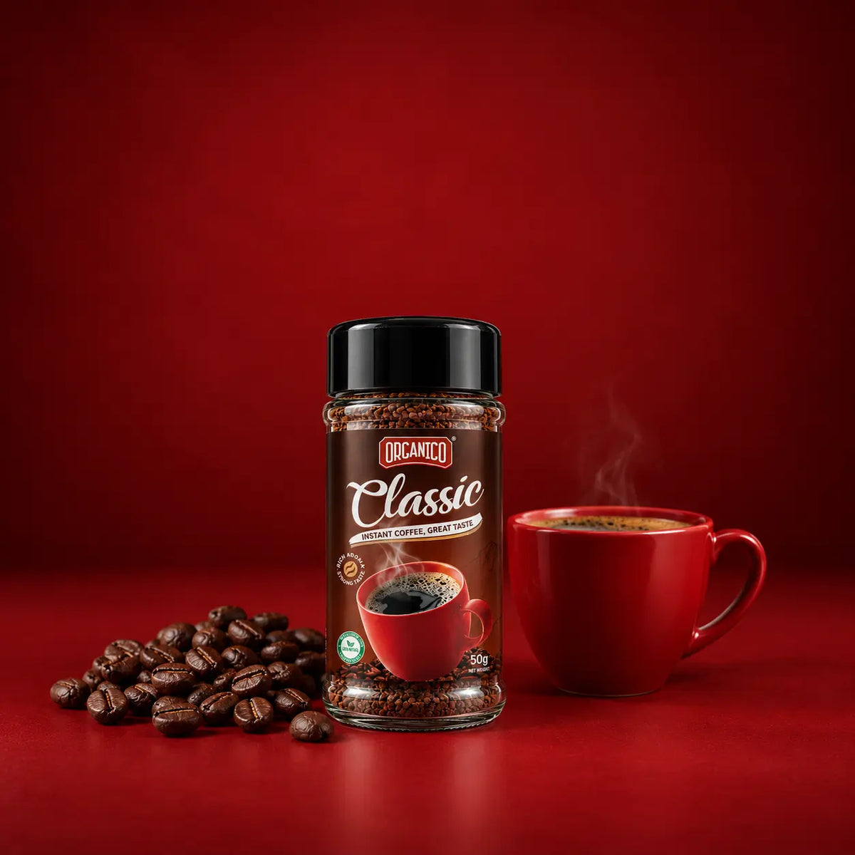 Organigo Classic Instant Coffee 50 grams