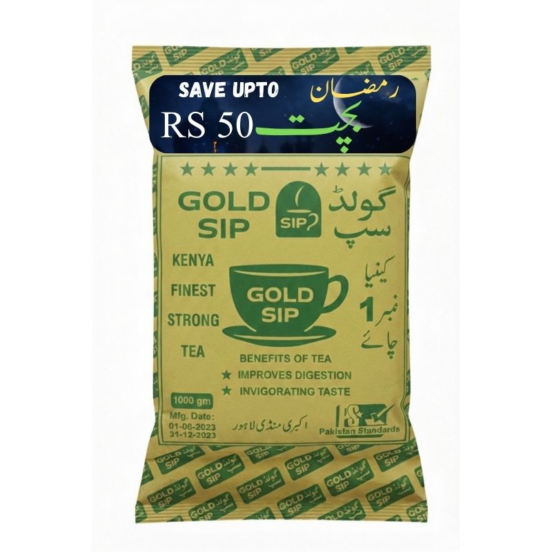 Gold Sip Kenya PF1 Black Tea A Grade – High Quality Strong Aroma Tea 1000gm