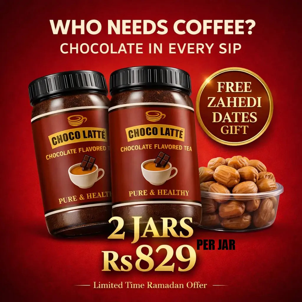 Choco Latté — Pakistan’s First Real Chocolate Tea Experience VALUE JAR