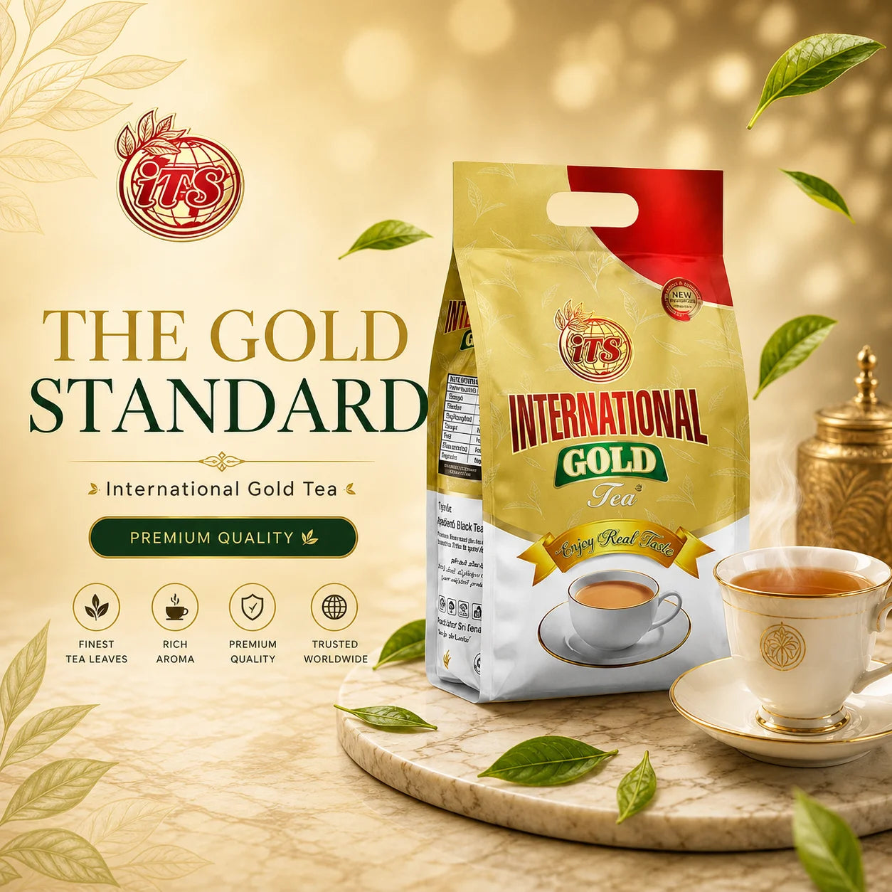 iTS Starter Bundle – International Gold Kenya Tea 250g + Choco Latté Belgium Chocolate Tea