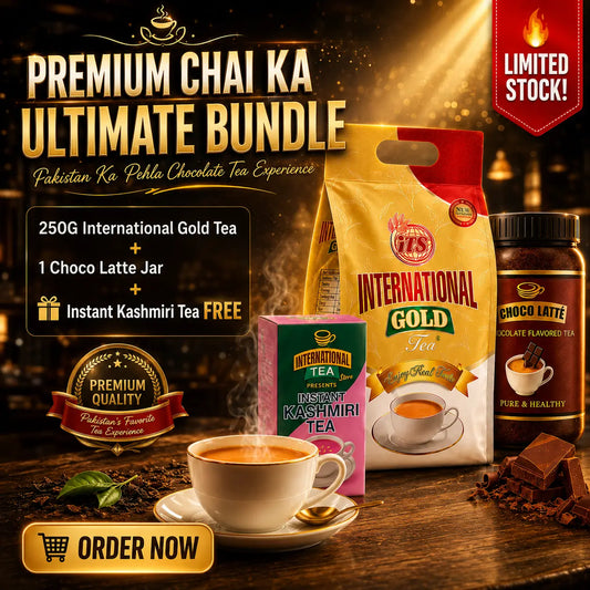 iTS Starter Bundle – International Gold Kenya Tea 250g + Choco Latté Belgium Chocolate Tea